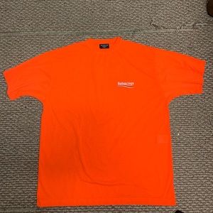 Balenciaga campaign T-shirt orange